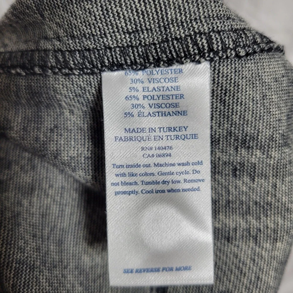 Faherty Legend Sweater Shirt Black White Plaid Long Sleeve Womens Size M - Picture 4 of 6